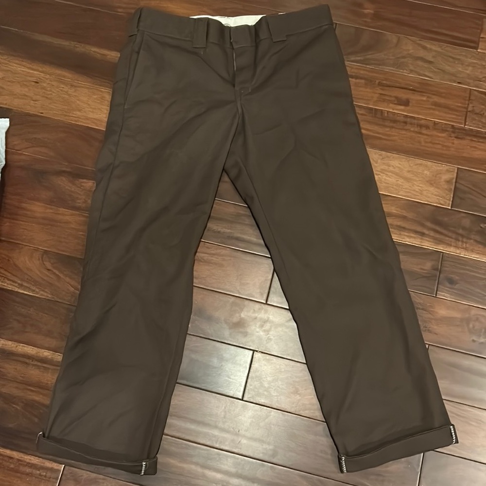 Brown straight leg dickies